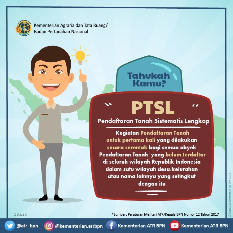 Pendaftaran Tanah Sistematis Lengkap (PTSL)